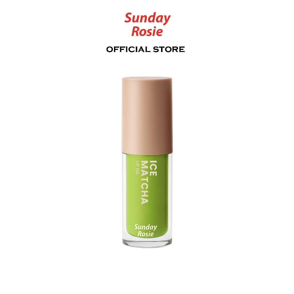 Sunday Rosie Iced Matcha Lip Oil 5g. ซันเดย์ โรซี่ ไอซ์ มัทฉะ ลิป ออย 5 กรัม
