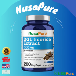 พร้อมส่ง NusaPure DGL Licorice Extract 500 mg 200 Veggie Cap…