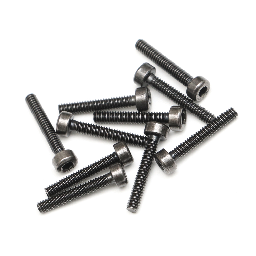 น๊อต BRASCH2012 : Boom Racing M2x12mm เกรด 12.9 Nickel Plated Screws (10)