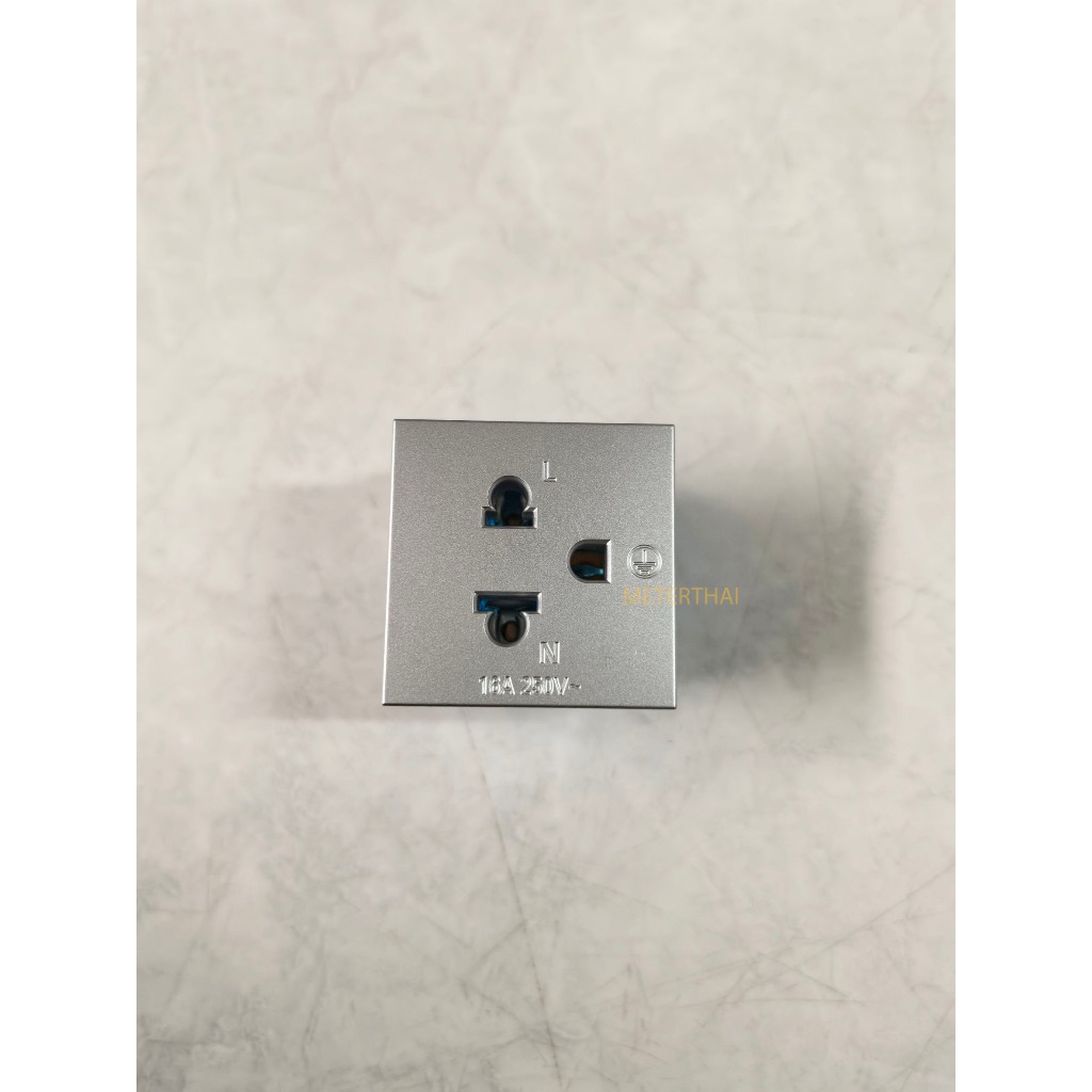 Siemens Delta azio 5UB9 852-5PB02 Aluminium Metallic ปลั๊กกราวด์เดี่ยว