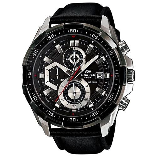 Edifice นาฬิกาข้อมือผู้ชาย สายหนัง รุ่น EFR-539L,EFR-539L-1A