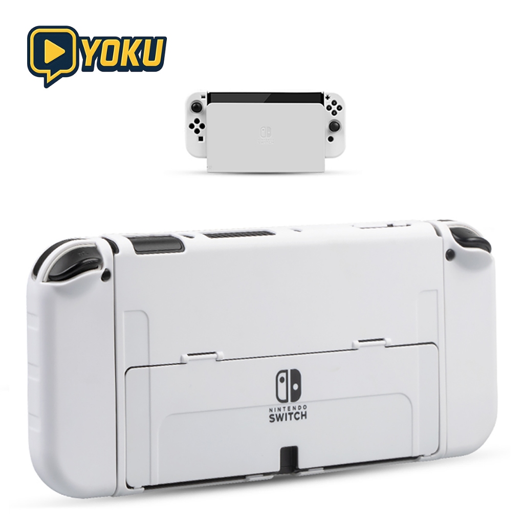 ต้นฉบับ เคส Nintendo Switch OLED พร้อมโลโก้ แข็งPC เคสกันรอย Switch OLEDเคสแยกชิ้น กรณี