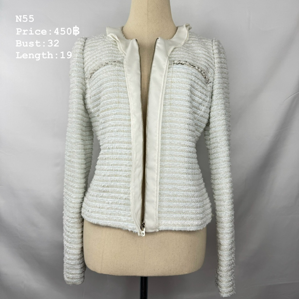 N55 เสื้อคลุมทวิตแบรนด์นำเข้า มือสอง