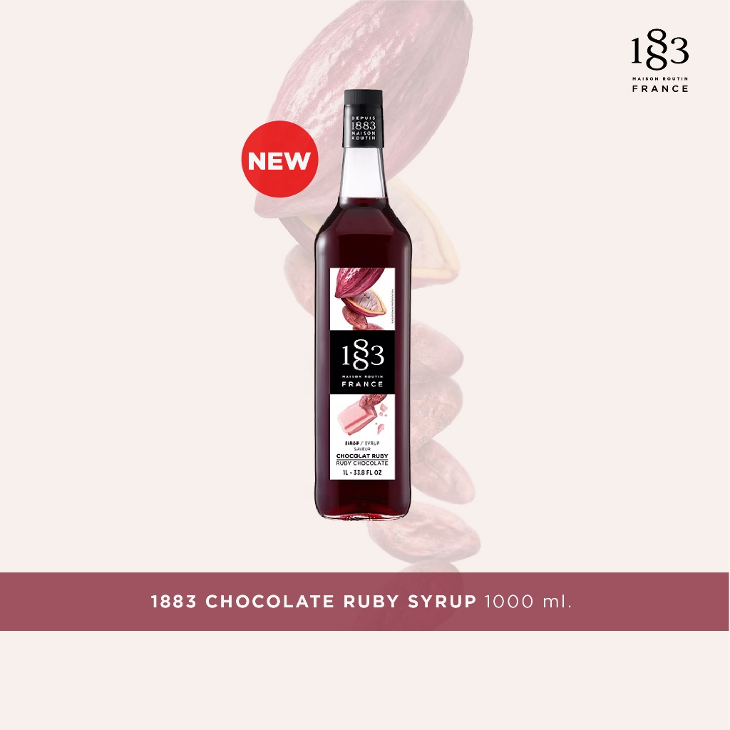 1883 Syrup น้ำเชื่อมกลิ่นรูบี้ ช็อกโกแลต 1000 มล. (1883 RUBY CHOCOLATE SYRUP 1000 ml.)