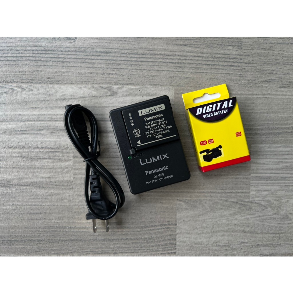 แบต Panasonic Lumix DMW-BLG10 (BLG10E / DMW-BLE9 / Leica BP-DC15) & แท่นชาร์จกล้อง LX10 LX15 LX100 Z