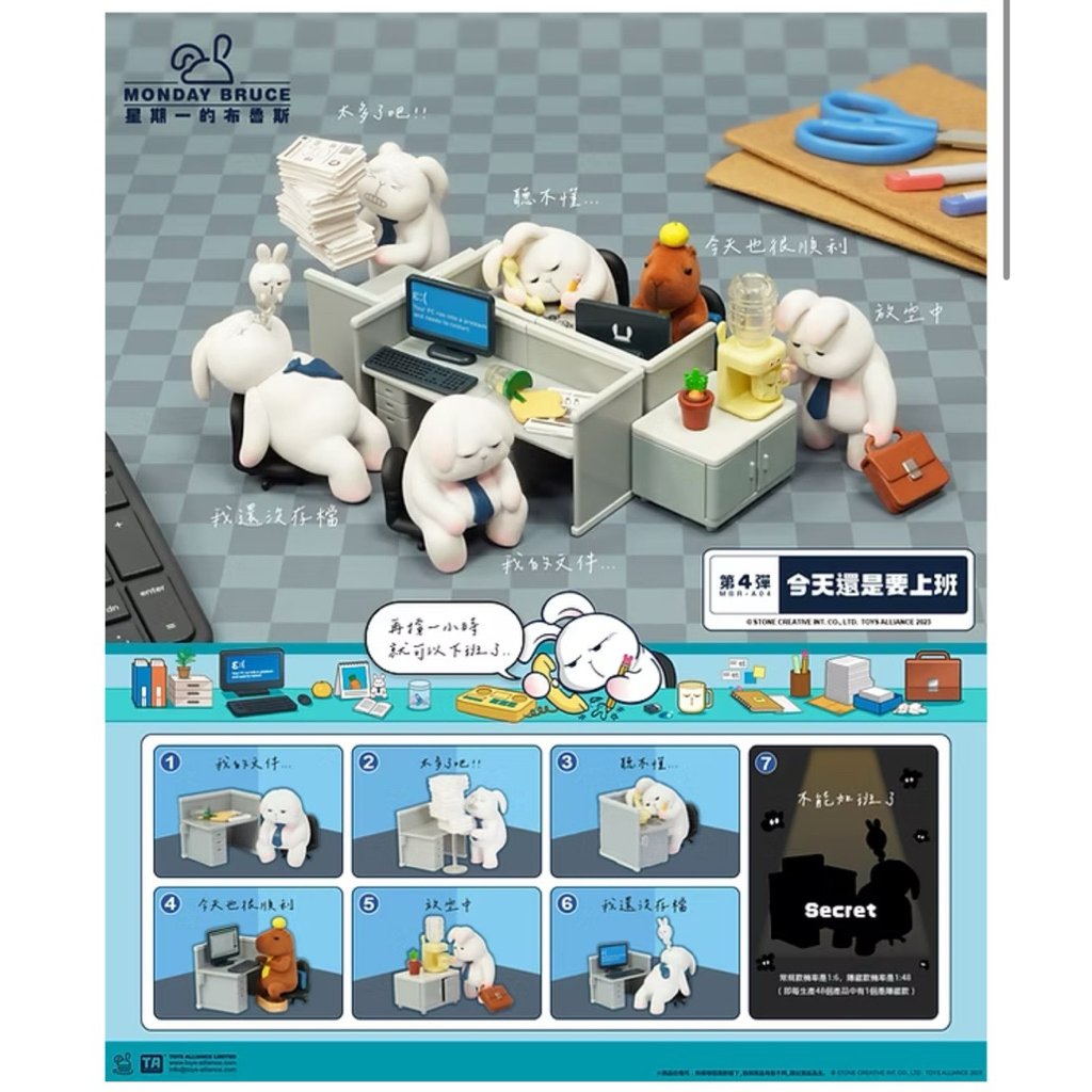 [พร้อมส่ง]โมเดล Monday Bruce ซีรี่ส์ 1/ 4 / 5 / 6 / 7