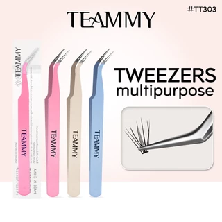 Teammy [TT303] แหนบขนตาปลอม 12cm แหนบอเนกประสงค์ สีพาสเทล แหนบสเตนเลส แหนบคีบ สินค้าพร้อมส่ง คุณภาพดี