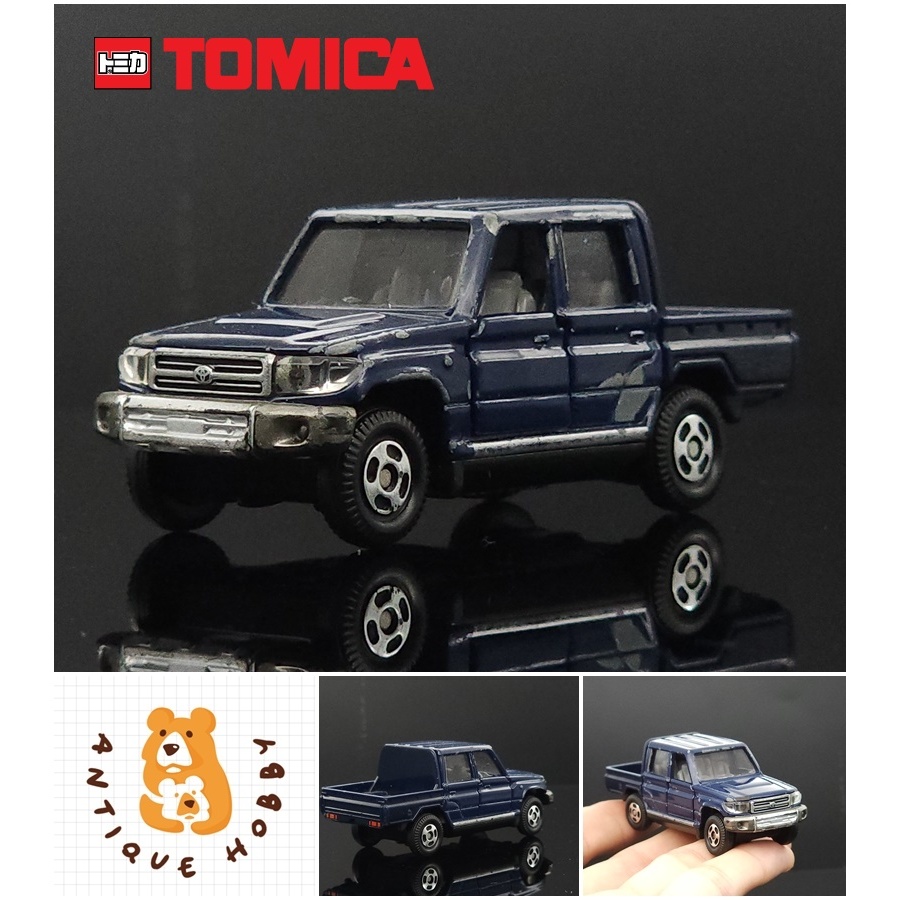 👑รถ โมเดลรถ TOMICA 1/64 มือสอง :TOYOTA LAND CRUISER 70 No.2 👑