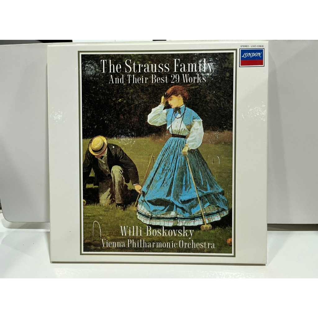 3LP Vinyl Records แผ่นเสียงไวนิลThe Strauss Family And Their Best 29 Works Willi Boskovsky L50C-5316