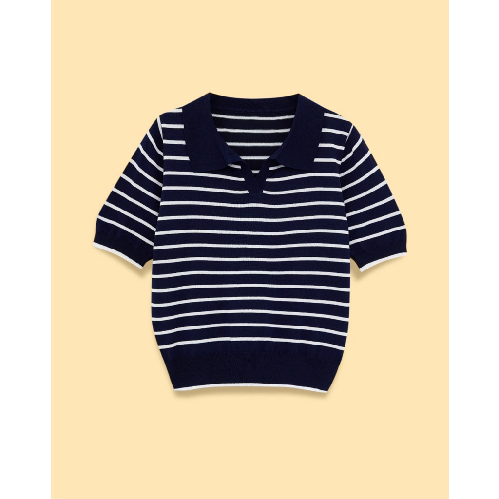 summer swing Seri striped knitted tops