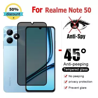 ฟิล์มกันเสือก Realme C71 C75 C75X C61 C63 C65 C67 C51 C53 Note50 Note60 X C55 C33 C35 C30 C30S C11 C20 ฟิล์ม กันมองข้าง