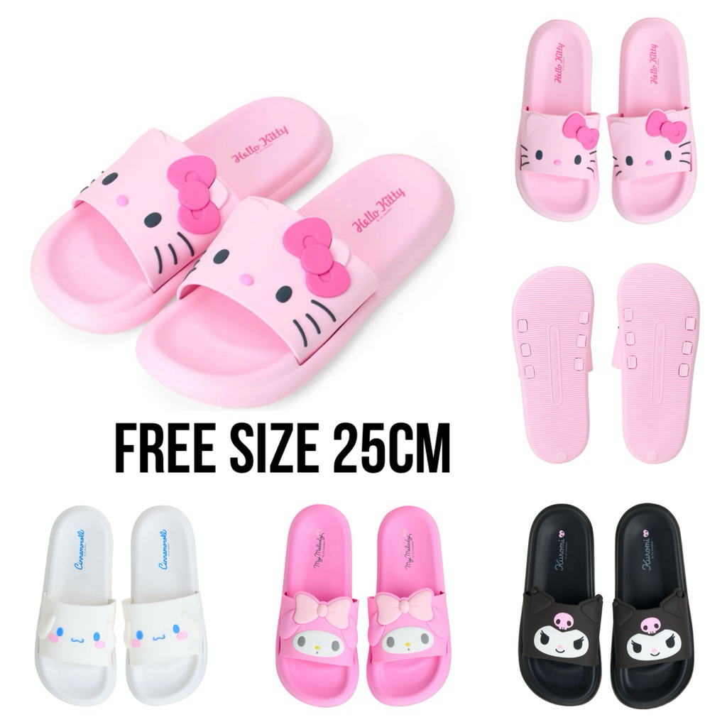 รองเท้าฟองน้ำ รองเท้าแตะ Sanrio สินค้าลิขสิทธิ์นำเข้าจากประเทศญี่ปุ่น