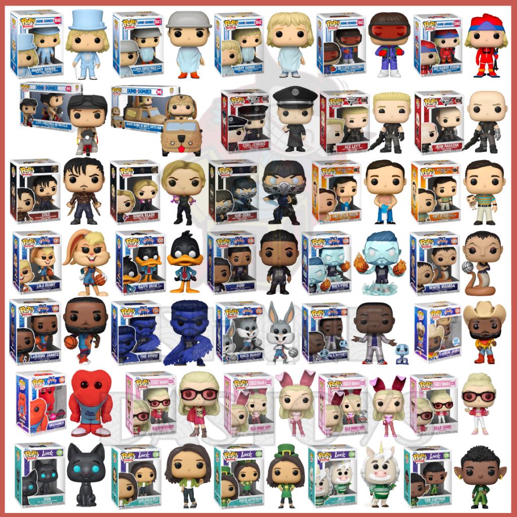 {PRE-ORDER} Funko Pop! MOVIES : Dumb & Dumber, Starship Trooper, Mortal Kombat, Space Jam, Legally B