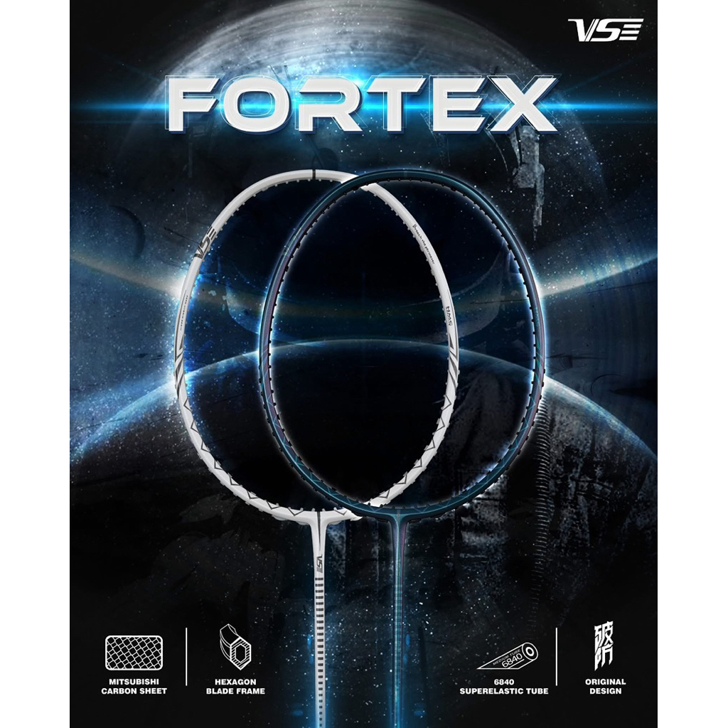 ไม้แบดมินตัน รุ่น VS FORTEX แถมเอ็น  กริ๊ป