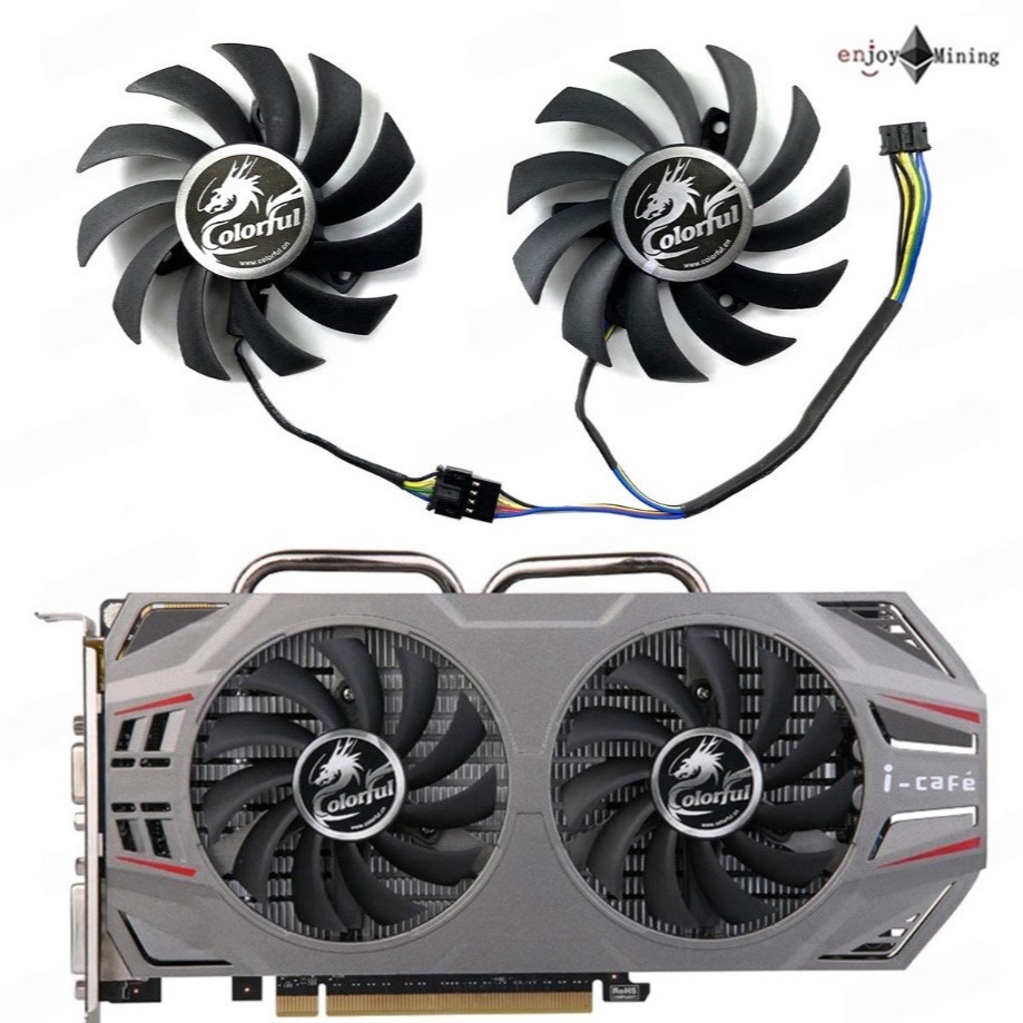 พัดลมการ์ดจอ Colorful GTX 650ti 660 750ti Netchi graphics card cooling fan