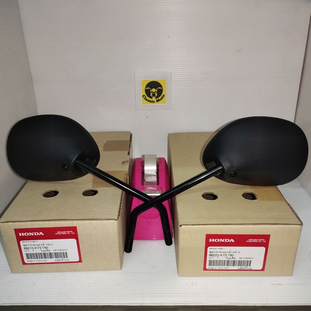 กระจก W125i'2018 ✅แท้HONDA✅ (88210-K73)(88220-K73) กระจก ปลาวาฬ18