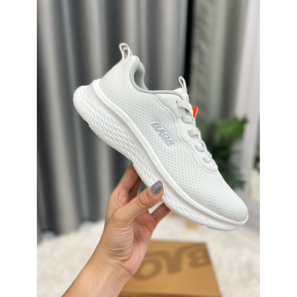 รองเท้าผ้าใบ บาโอจิแบบสวม ไม่ผูกเชือก ของแท้💯BJW1075 - รูปที่ 7