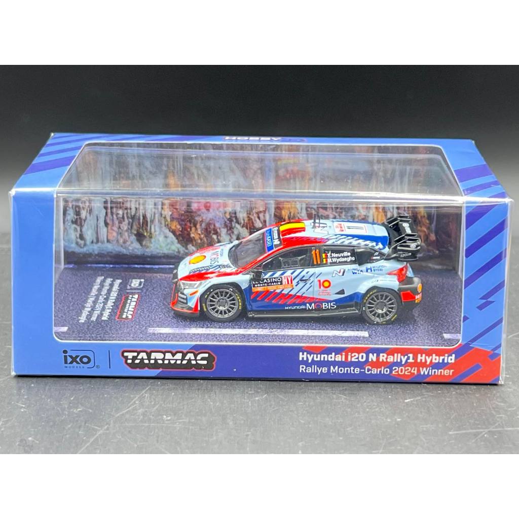 Tarmac Works Hyundai i20 N Rally1 Hybrid Rallye Monte-Carlo 2024 Winner