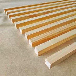 ไม้สนขนาด หนา 1.2 เซน กว้าง 1.2 เซน ยาว 90 เซน ราคา 110 บาท/…