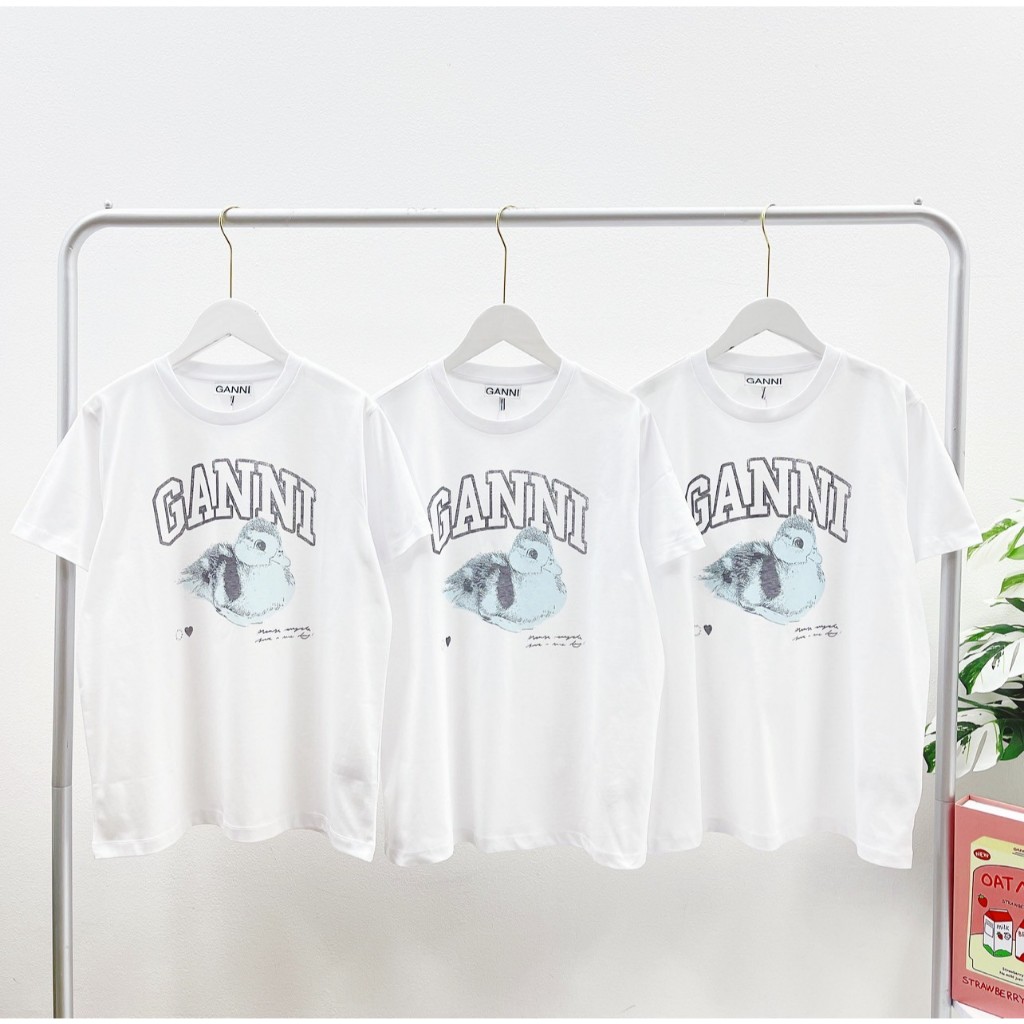 Ganni  Graphic T-Shirt (Bird)