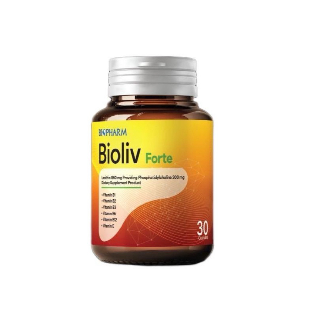Bioliv Forte Biopharm 30 เม็ด (ไบโอลีฟ ฟอร์ท) วิตามินบำรุงตับ