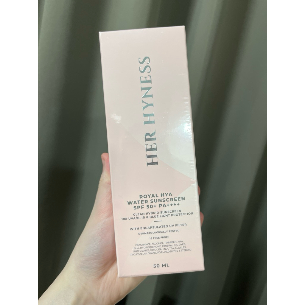 (ส่งต่อ ของใหม่) กันแดด her hyness royal hya water sunscreen