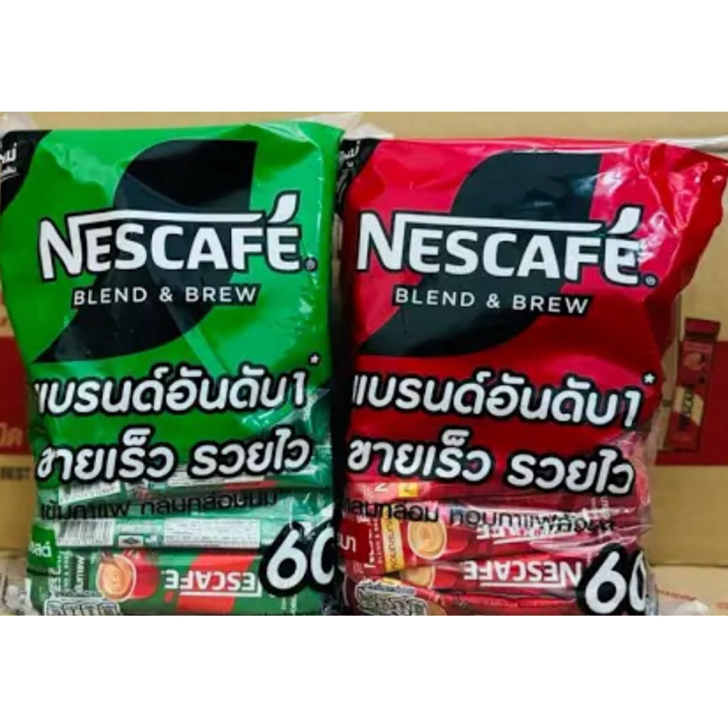 เนสกาแฟ 3in1 เบลนด์แอนด์บรู เอสเปรสโซ โรสต์ 17.1 กรัม x 60 ซอง