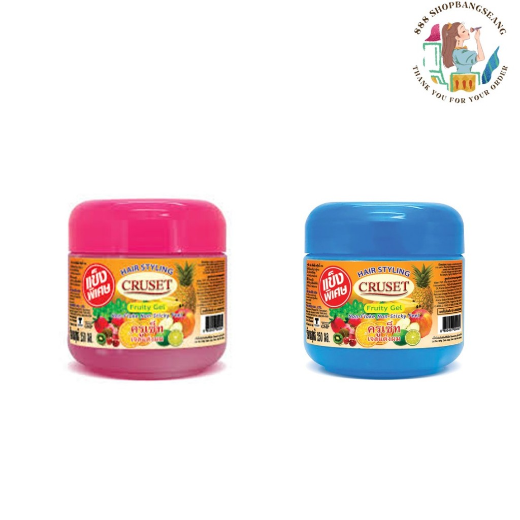 Cruset Platinum Hair Styling Gel เจลแต่งผม ครูเซ็ท ชนิดแข็งพิเศษ