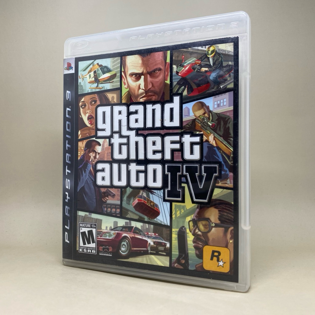 *(GTA IV) Grand Theft Auto 4 (PS3) | PlayStation 3 | Zone 1 USA | English | *ไม่มีแผนที่* สินค้าแท้ 