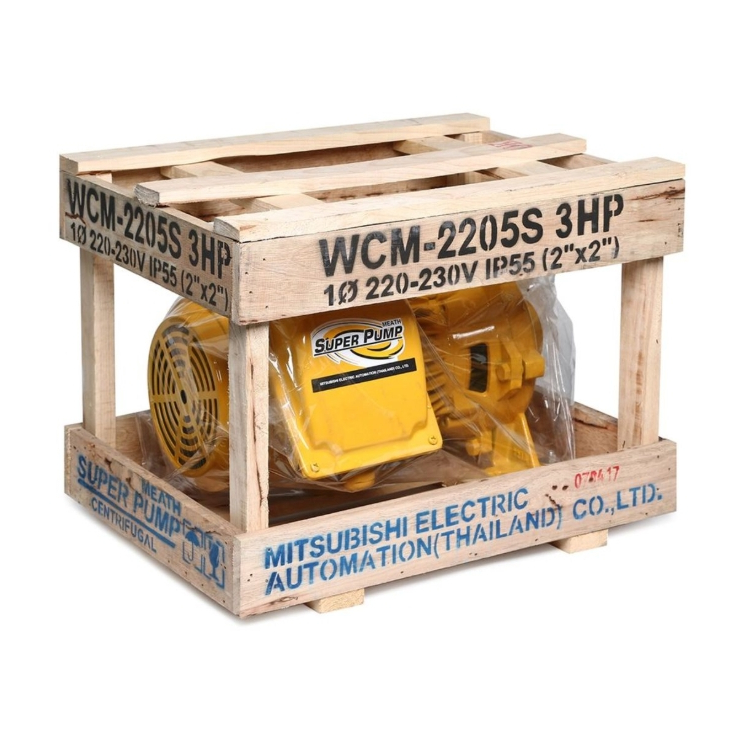 WCM-2205-S ปั๊มหอยโข่ง Mitsubishi  3HP 1เฟส 220V.