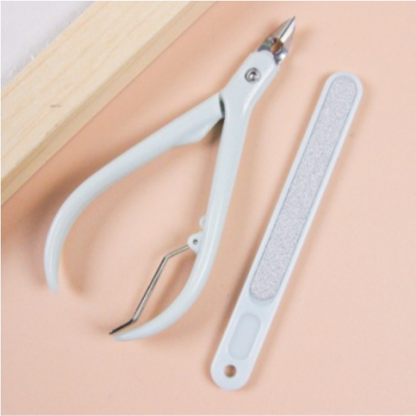 (มีส่งด่วน)อุปกรณ์ดูแลเล็บ 2 in 1 เซตดูแลเล็บ - รูปที่ 2