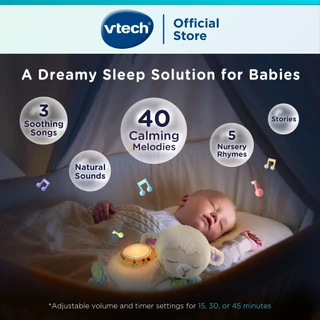 VTech Sheep Soothing Toys Light Projection Crying Sensor Crib toys New Born Baby Mobile Toys [80-550500] ของเล่นปลอบประโ