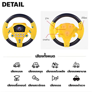 จัดส่งจากกรุงเทพฯ 🔥พวงมาลัยของเล่นเด็ก 360° เสียงเพลง❗ ของเล่นเสริมพัฒนาการ 1-3 ขวบ BPA Free ✨พร้อมส่งด่วน❗