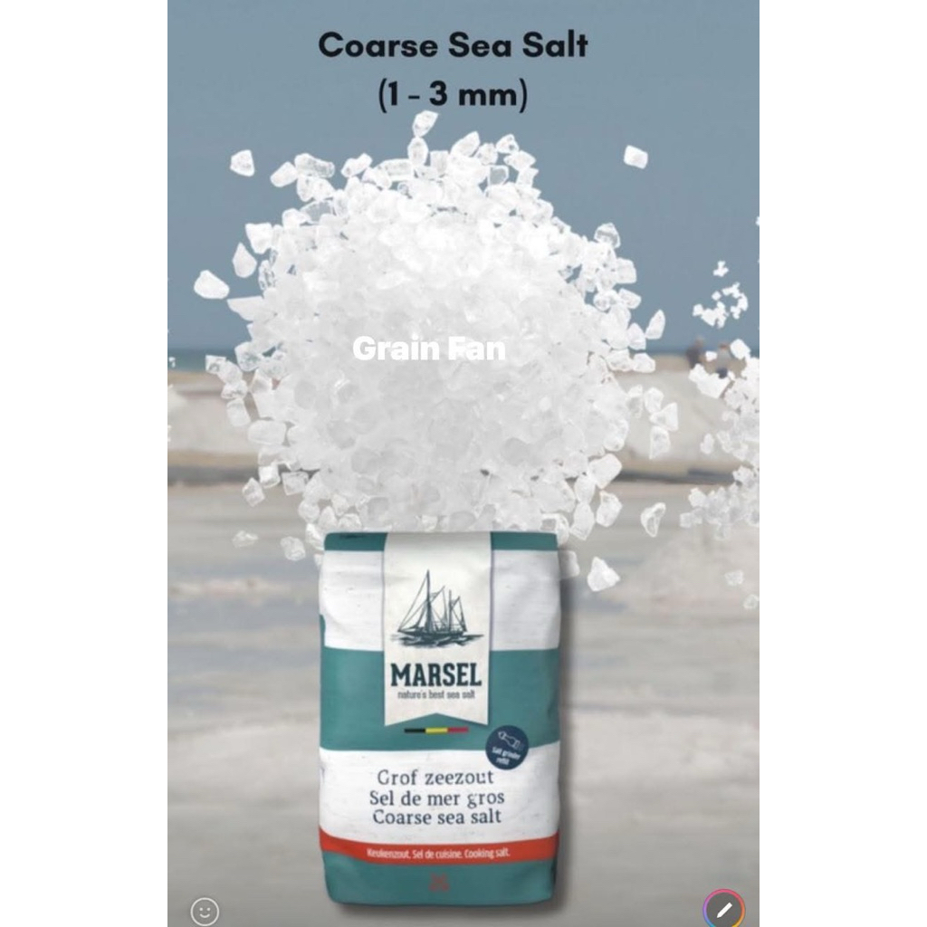 Marsel Sea Salt(เกลือทะเลเกล็ดใหญ่) 1 kg