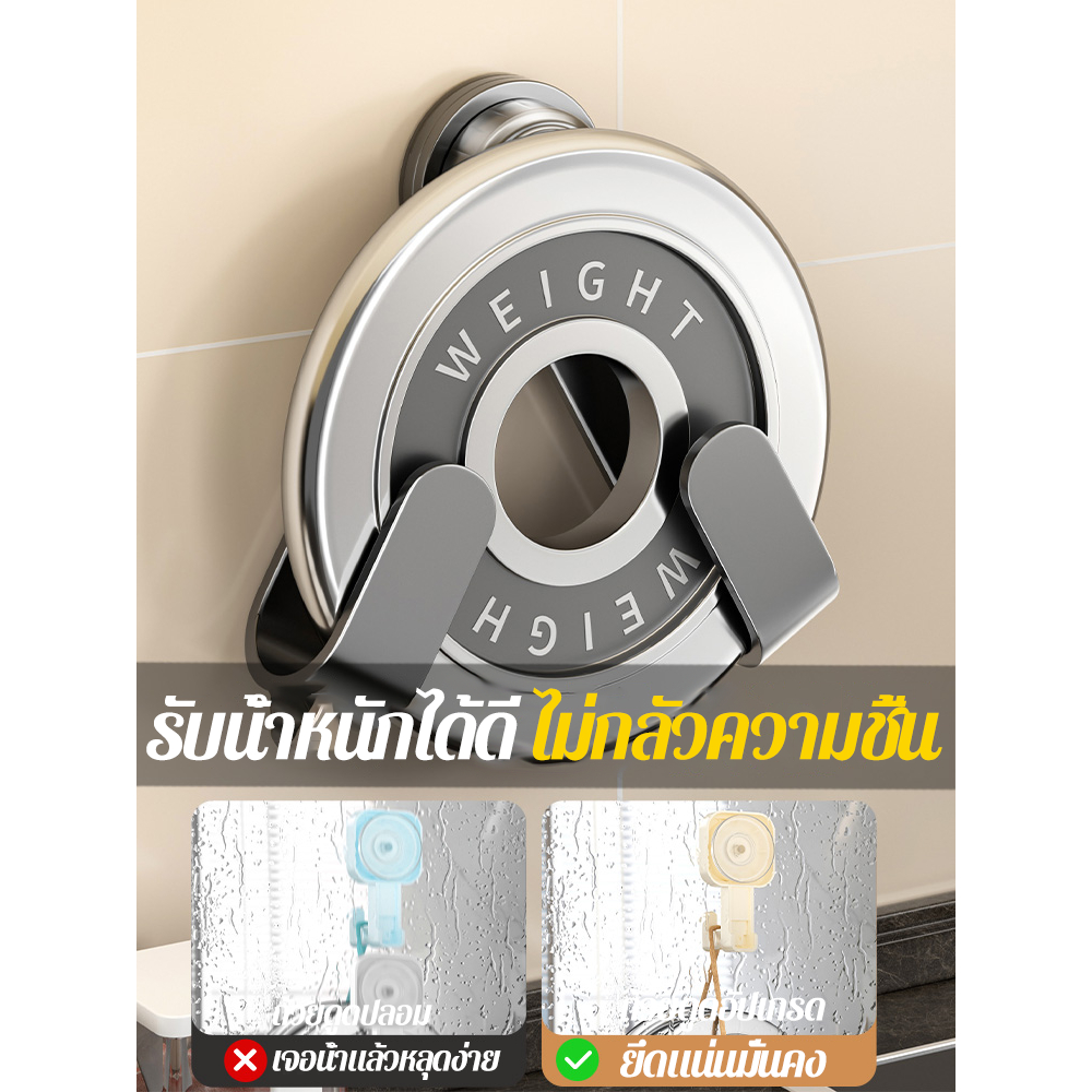 ชั้นวางฝาหม้อติดผนังพับได้ 1 ชิ้น สีเทาเข้มแม่เหล็ก ไม่ต้องเจาะ ติดตั้งง่าย กันน้ำกันชื้น | ชั้นวางของครัว - รูปที่ 3