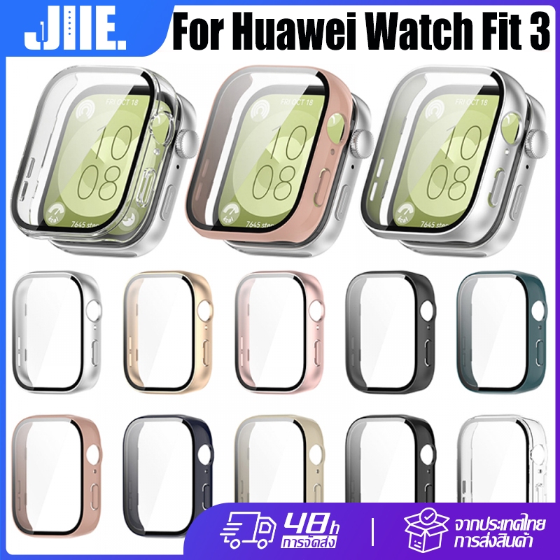 สําหรับ Huawei Watch Fit3 กรณีกระจกนิรภัย🔥Huawei Watch Fit3 เคสพีซี🔥For Huawei Watch Fit3 ป้องกันหน้