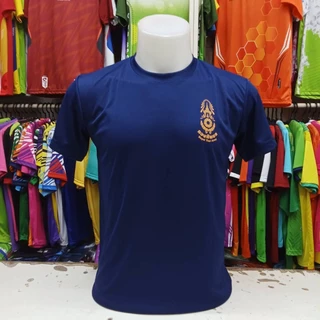 เสื้อยืด แขนสั้น ( คอกลม / คอวี ) สกรีน โลโก้หน้าอก กองทัพบก