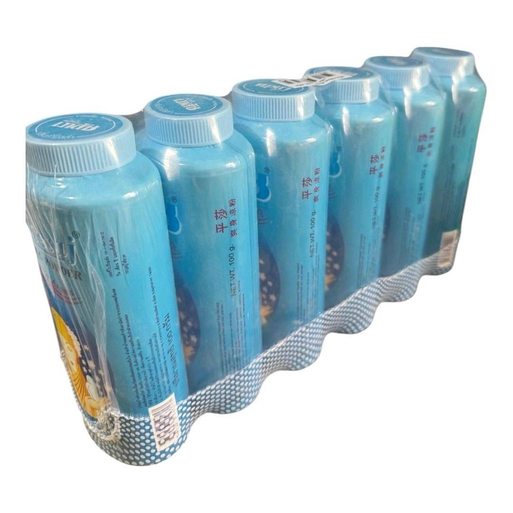 (แพ็ค6กระป๋อง) แป้งเย็นเภสัช แป้งโรยตัว ขนาด100กรัม - รูปที่ 4