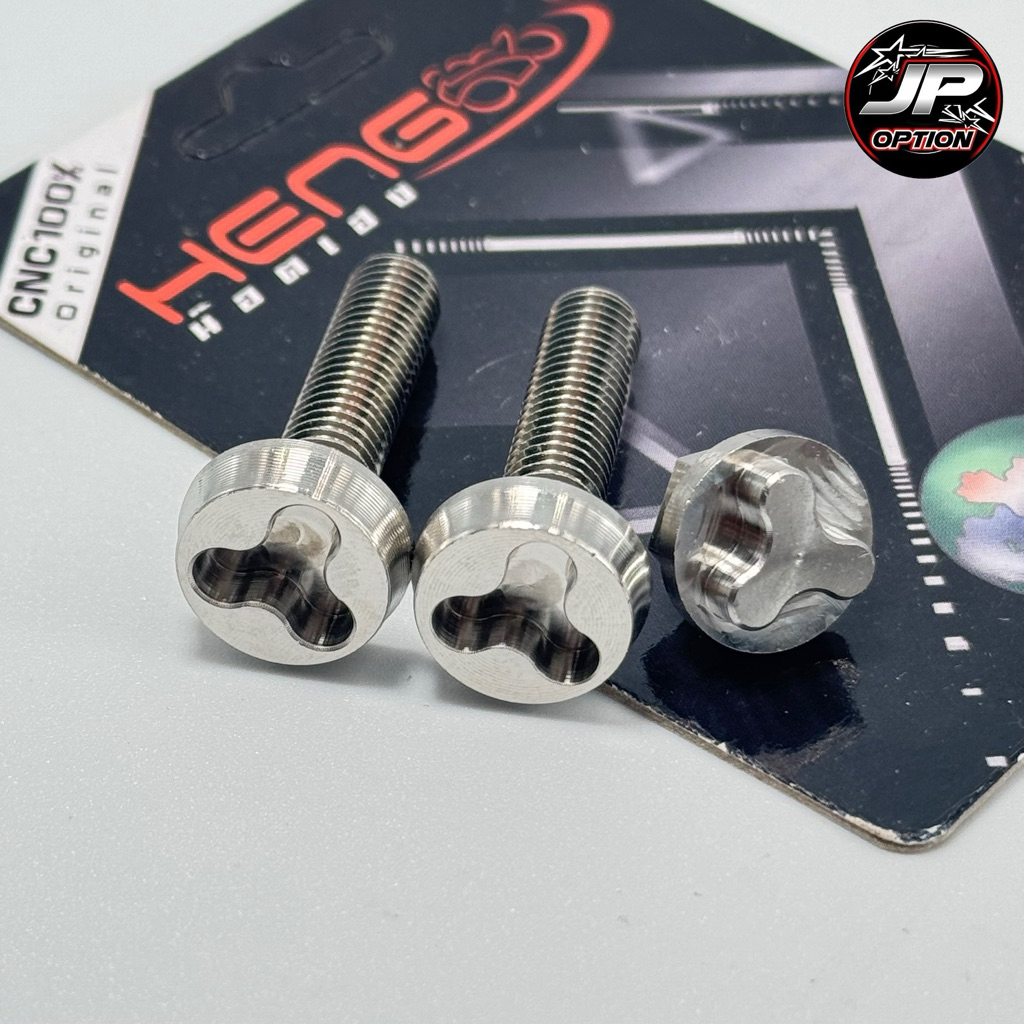 น๊อตกันขโมยโช๊คหลังPCX150/160 น๊อตสแตนเลส งานเฮงสกรู