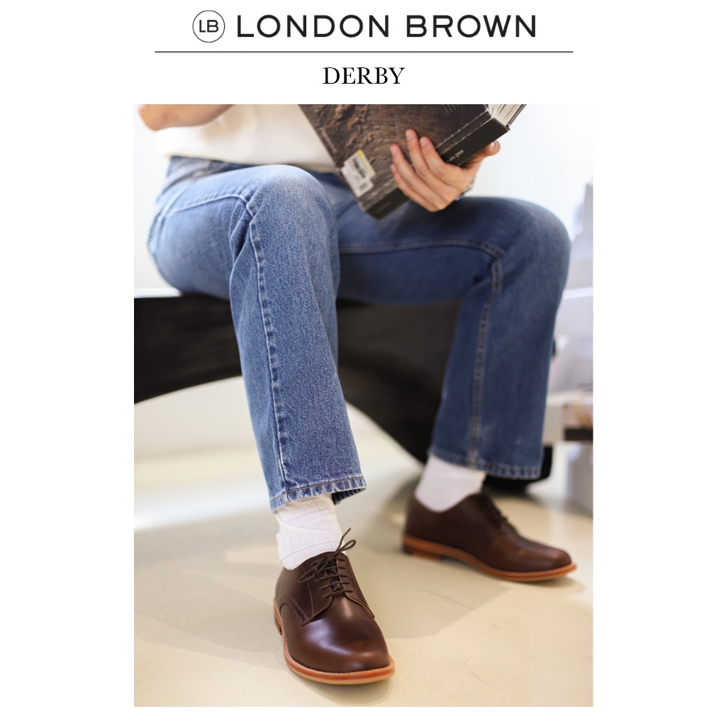 LONDON BROWN - DERBY รองเท้าหนัง ทรงDERBY