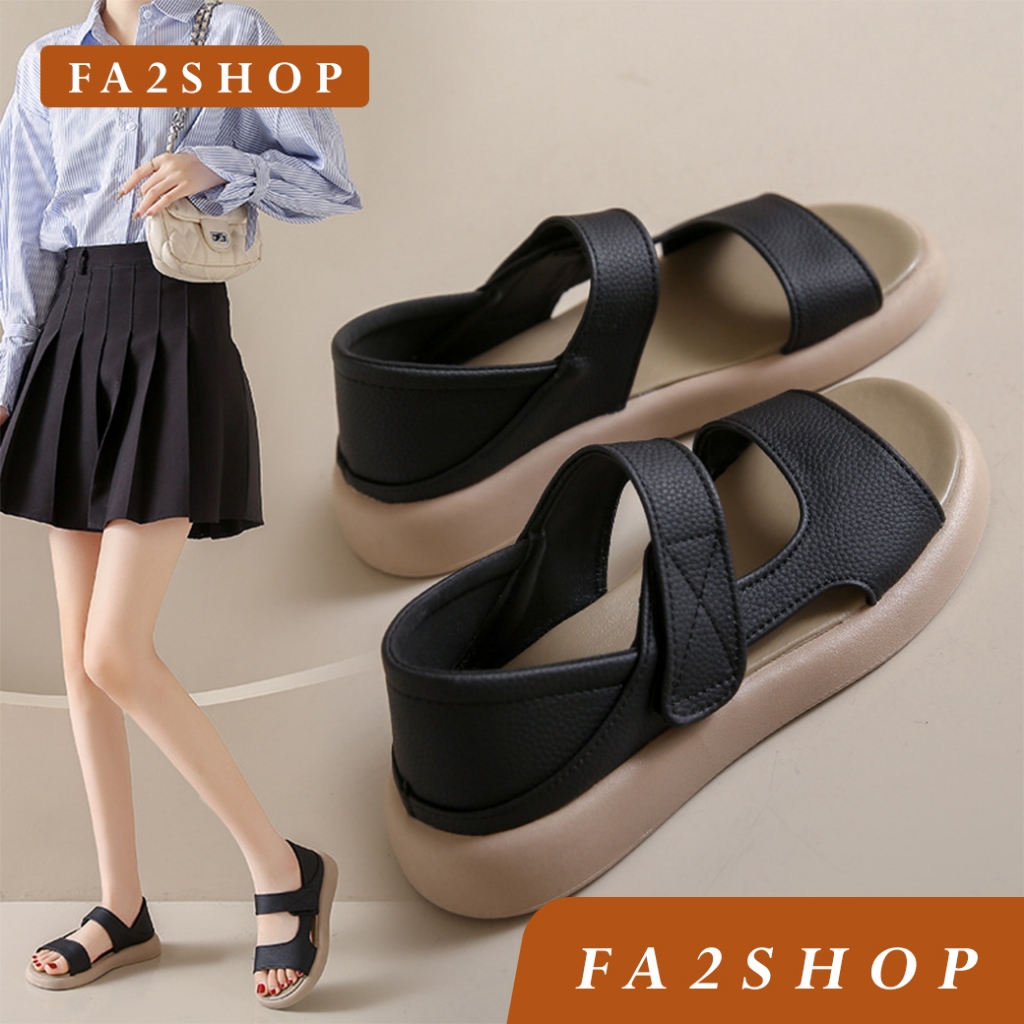 FA2SHOP รุ่น QZ190 รองเท้าหนังนิ่ม ใส่สบายน้ำหนักเบา