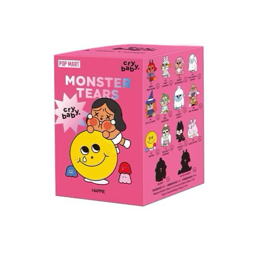 [พร้อมส่ง] CRYBABY Monster กล่องสุ่มใหม่ ลุ้นซีเครท
