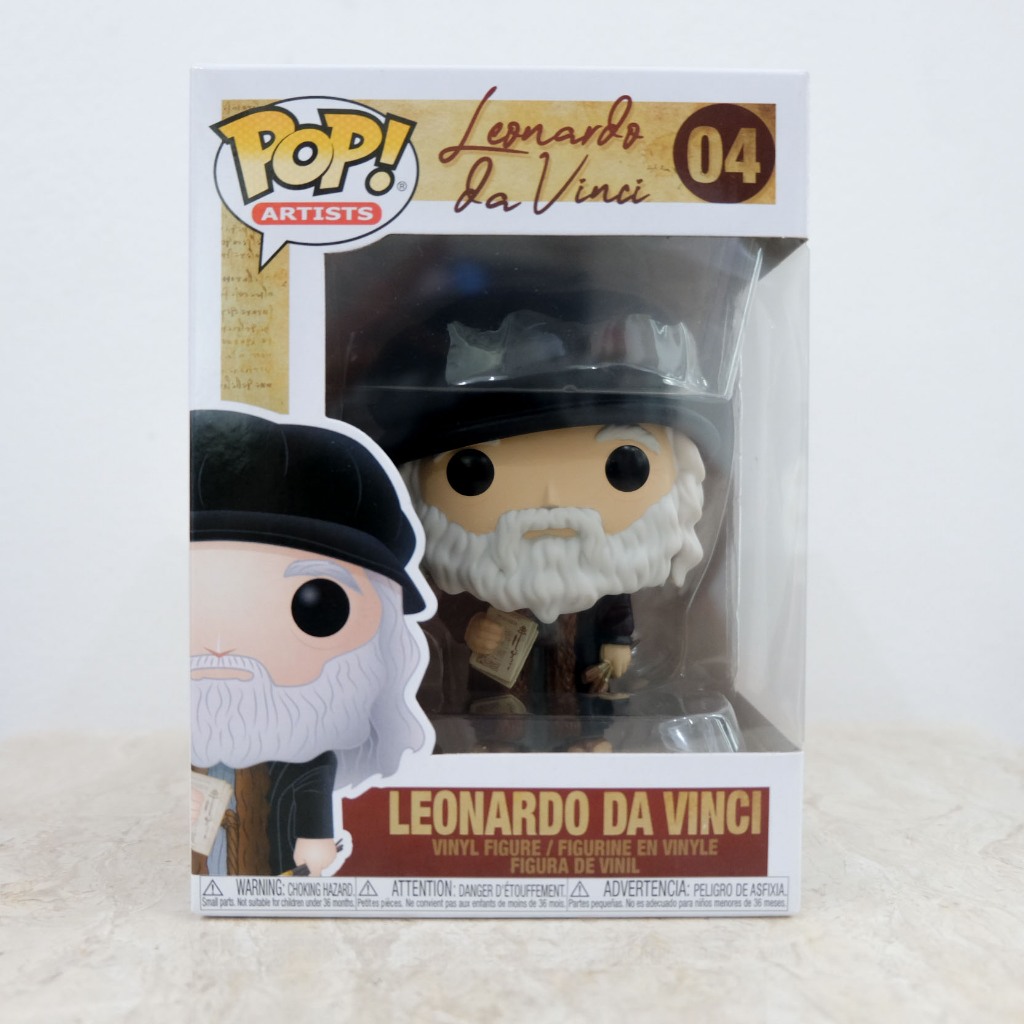 🧭 [Wisdom] 🧭 Funko Pop Leonardo Da Vinci ของแท้ กล่องสวย