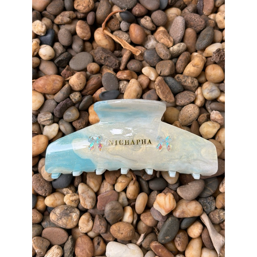 🎀กิ๊บติดผม (🧵ทำ 1 วัน ส่งวันถัดไป) 👉ติดชื่อฟรีไม่จำกัดตัวอักษร 🎨เปลี่ยนสีได้ตามอุณหภูมิ ขนาด 11 cm.  🥰สินค้าน่ารัก - รูปที่ 2