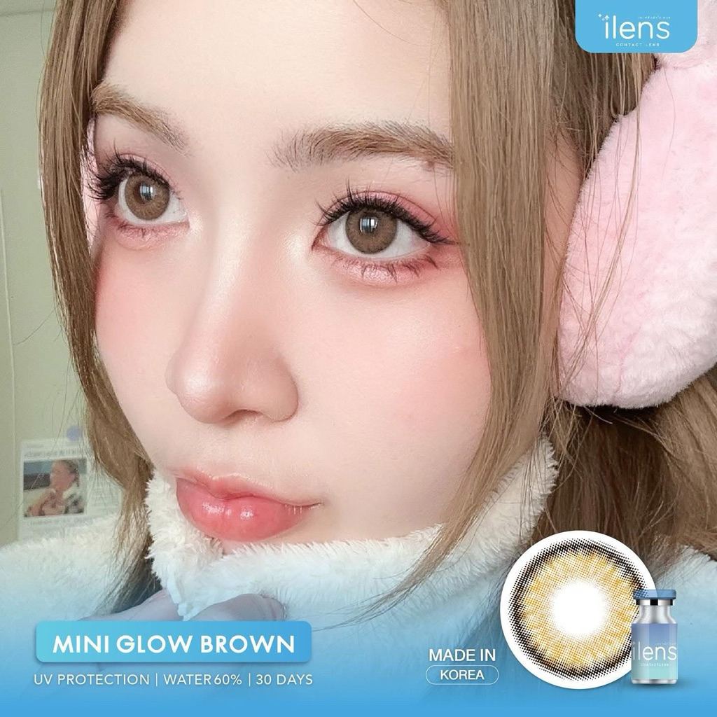 คอนแทคเลนส์ ilens mini Glow ค่าอมน้ำ60%
