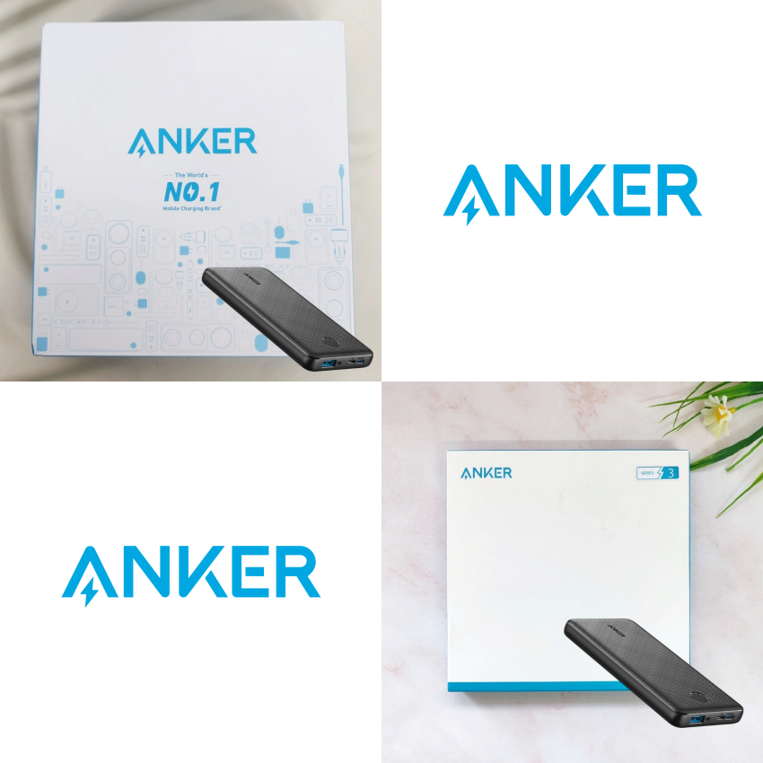 [Anker®] 313 Power Bank PowerCore Slim 10000 mAh แองเคอร์ เพาเวอร์แบงค์ แบตเตอรี่สำรอง ขนาดเล็กพกพาง