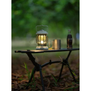 Vidalido โคมไฟ ตะเกียง Vintage LED ปรับแสงได้ 2 แบบ (ไฟขาว-ไฟส้ม) แบตอึด ใช้งานได้ถึง 36hr. (IPX4)