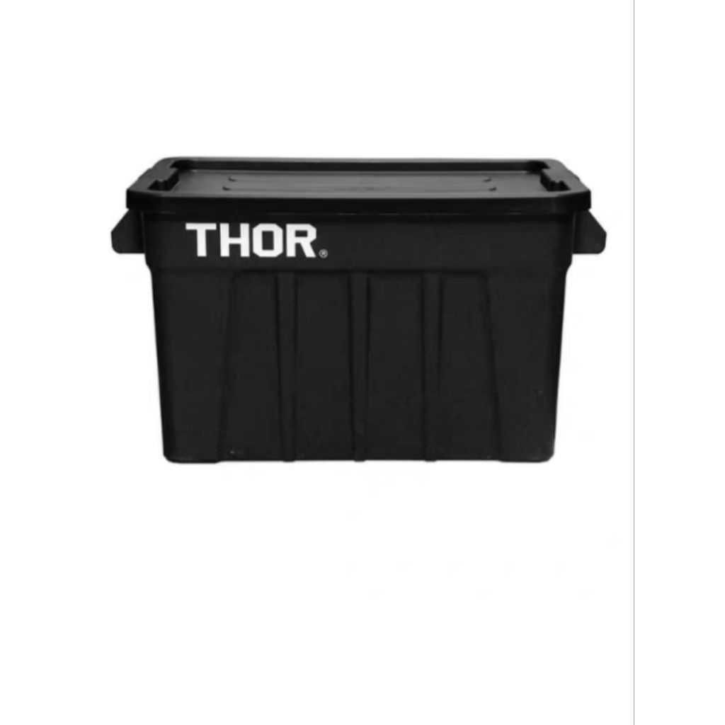 THOR กล่องเก็บของ 75L  พร้อมฝาปิด ใส่อุปกรณ์แคมป์ปิ้ง