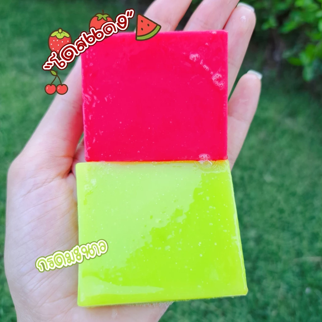 โดสแดง สบู่ผลไม้รวมสีแดง 50กรัม สบู่กลูต้าผิวใส สบู่ผลัดเซลล์ผิว thumbnail 4