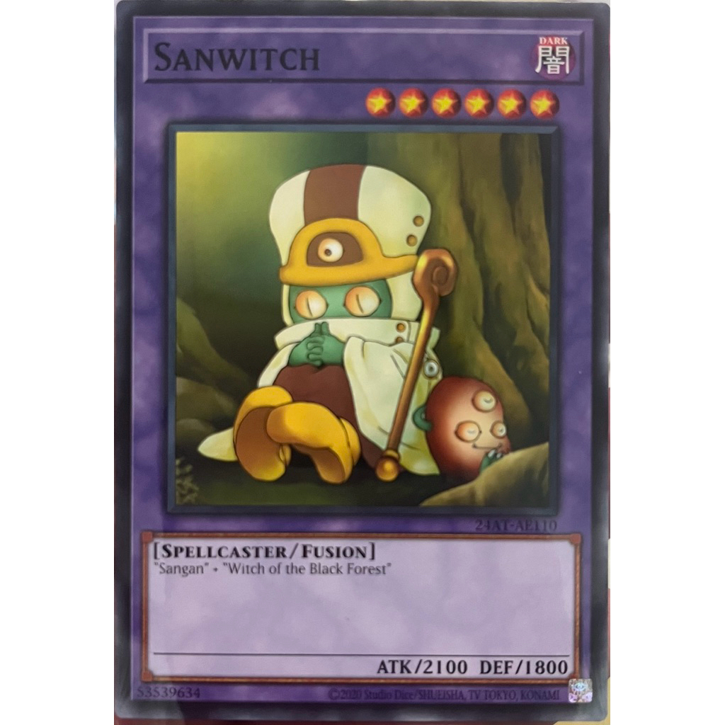 Yugioh Asia-Eng [24AT-AE110] Sanwitch (Common) การ์ดเกมยูกิแท้ถูกลิขสิทธิ์